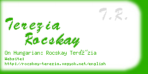 terezia rocskay business card